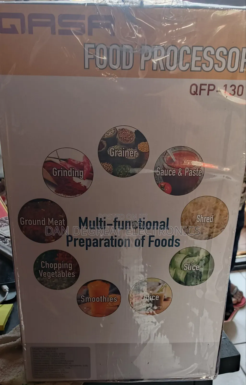 Qasa Food Processor QFP-1301