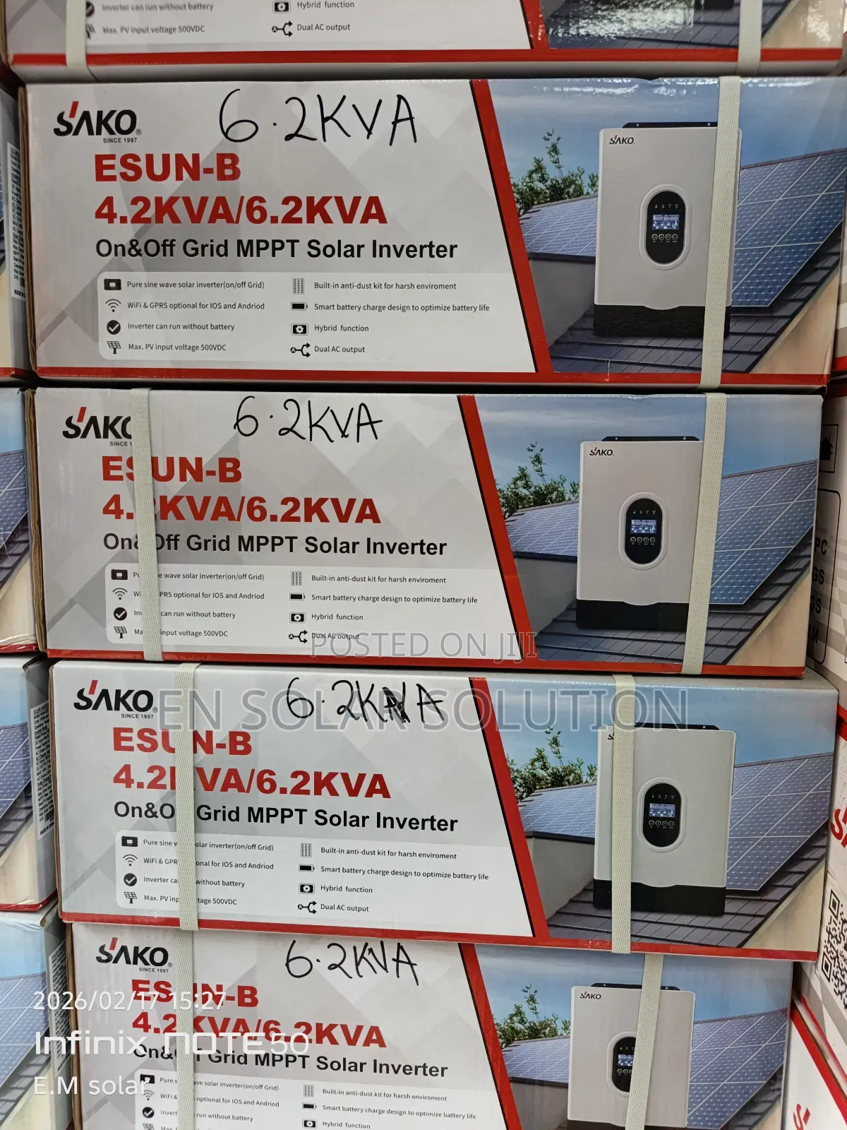 6.2kva/48v Sako Inverter Available