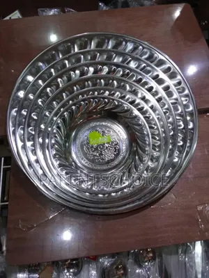 5pcs Quality Stainless Steel Plate /Tray