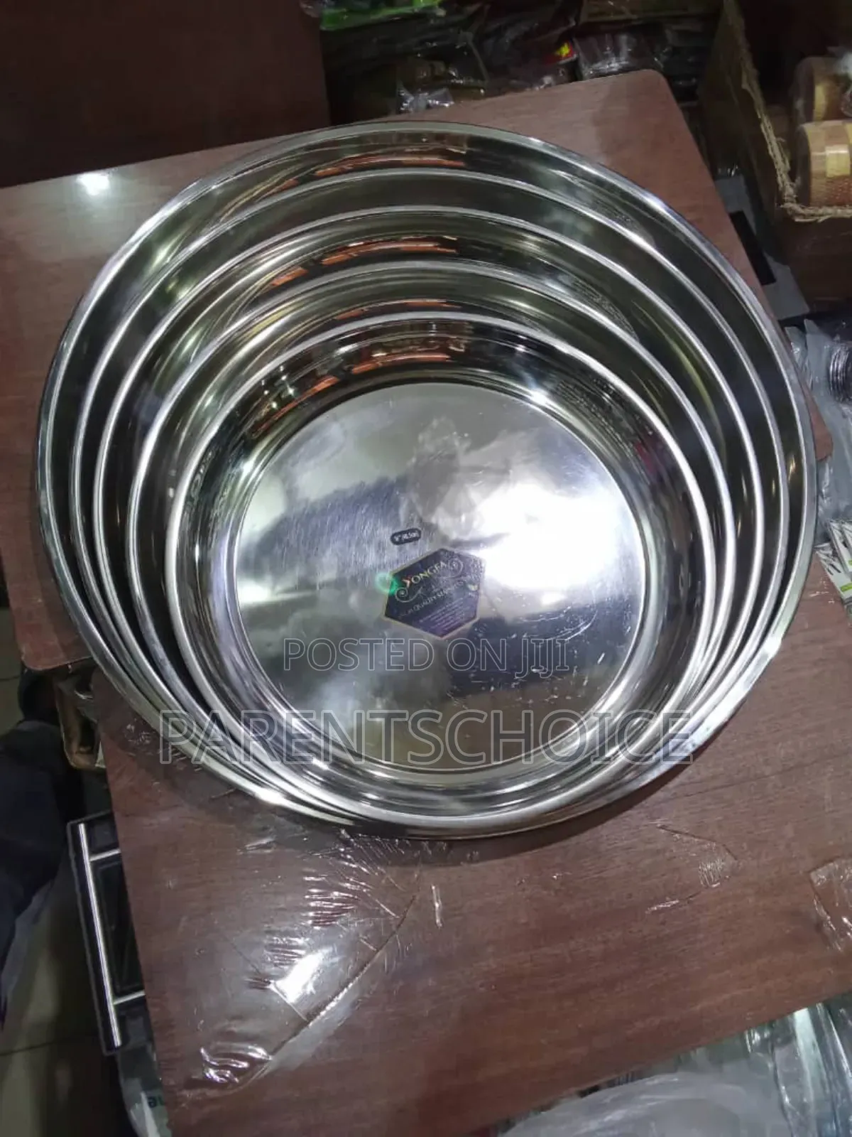 5pcs Quality Stainless Steel Plate /Tray