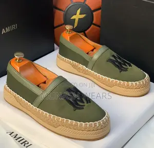 Amiri Classic Original Shoes For Men. Wooden Leather Sole