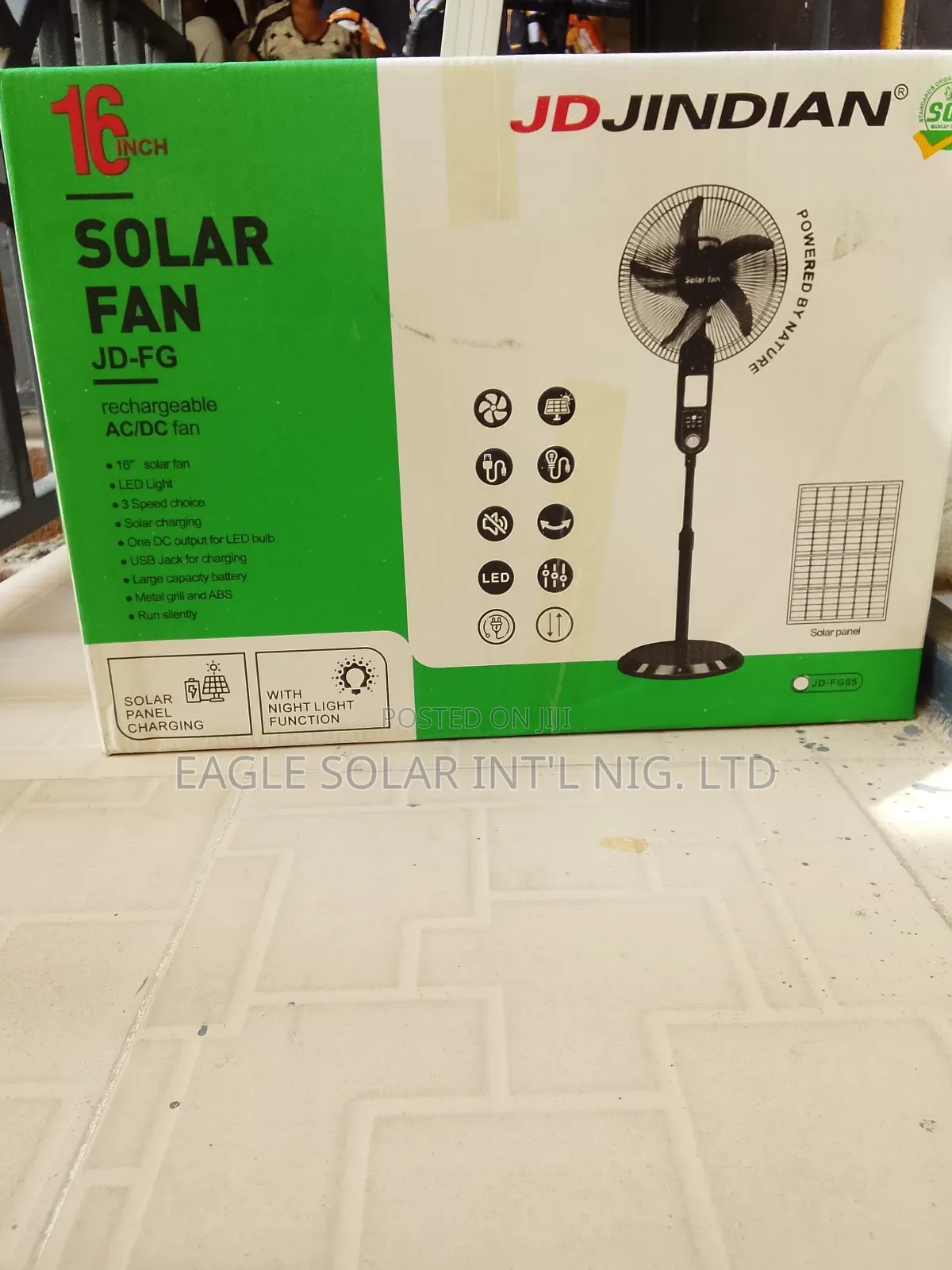 Solar Standing Fan