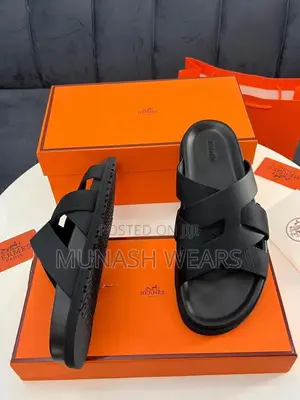 Original Leather Hermes Slipers 40-46 Available