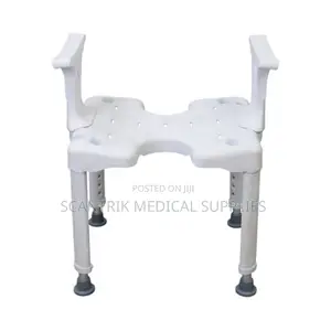Heavy-Duty Bath Stool Without Backrest With Handles