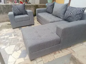 L Shape Sofa Chair Set