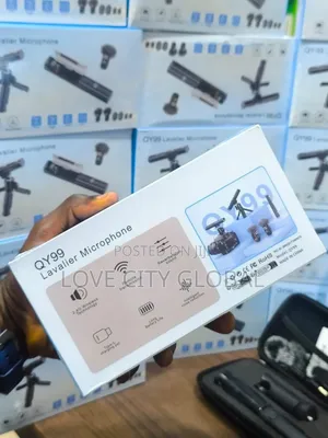 Qy99 Lavalier Microphone Stick Design With Tripod Anc Clip-on Magnetic
