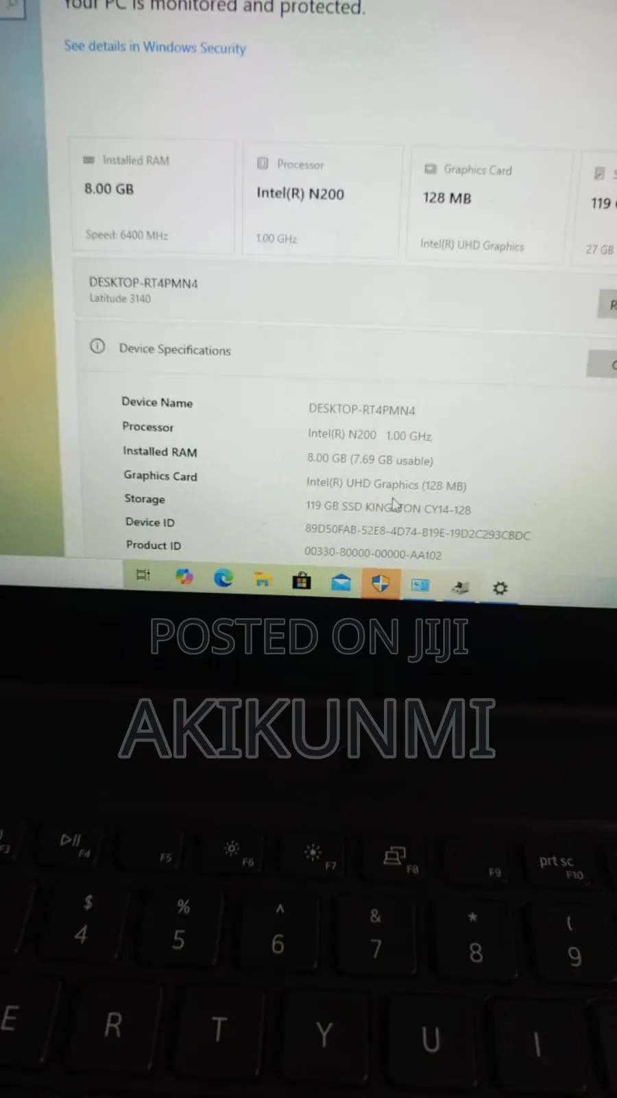 Laptop Dell Latitude 3120 8GB Intel SSD 128GB