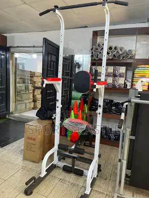 Power Tower With Pull And Bench Press