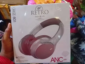 The Akz Retro Bluetooth Headphones Akz Has Active Noise Cancellation