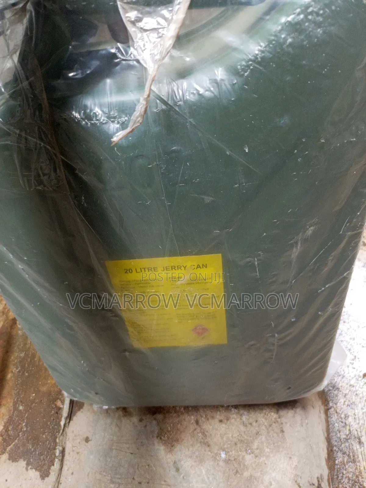Metal Empty Jerrycan 20ltr