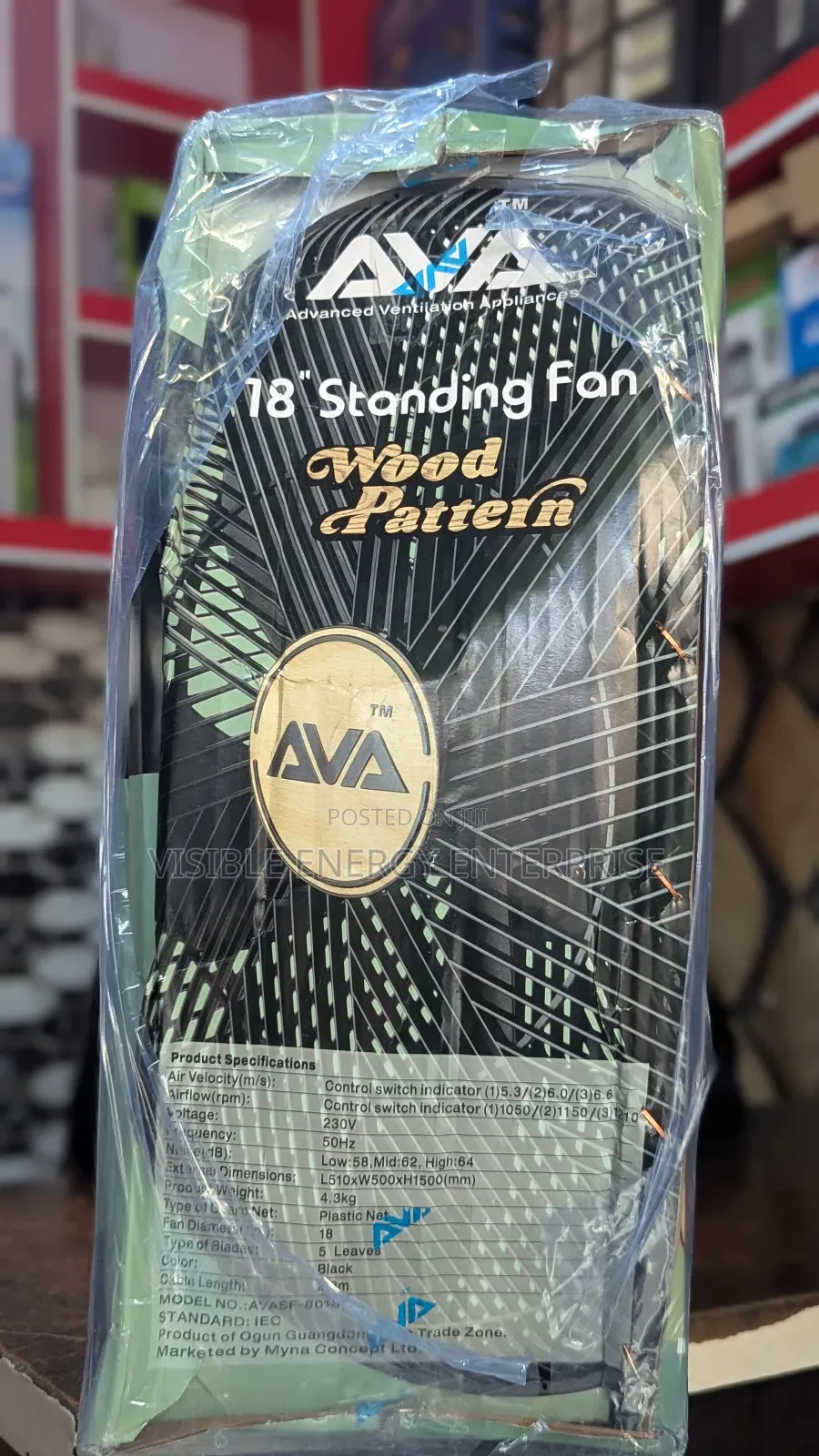 Ava 18" Standing Fan