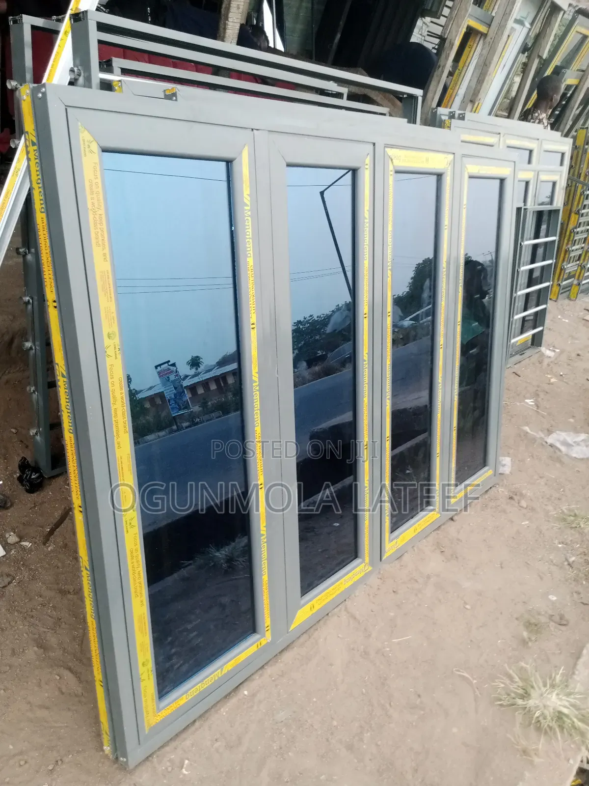 4 Panel Casement Window With Net and Burglary