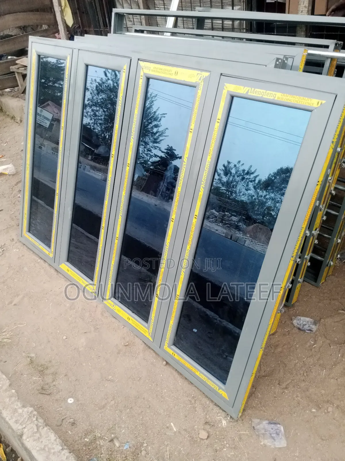 4 Panel Casement Window With Net and Burglary