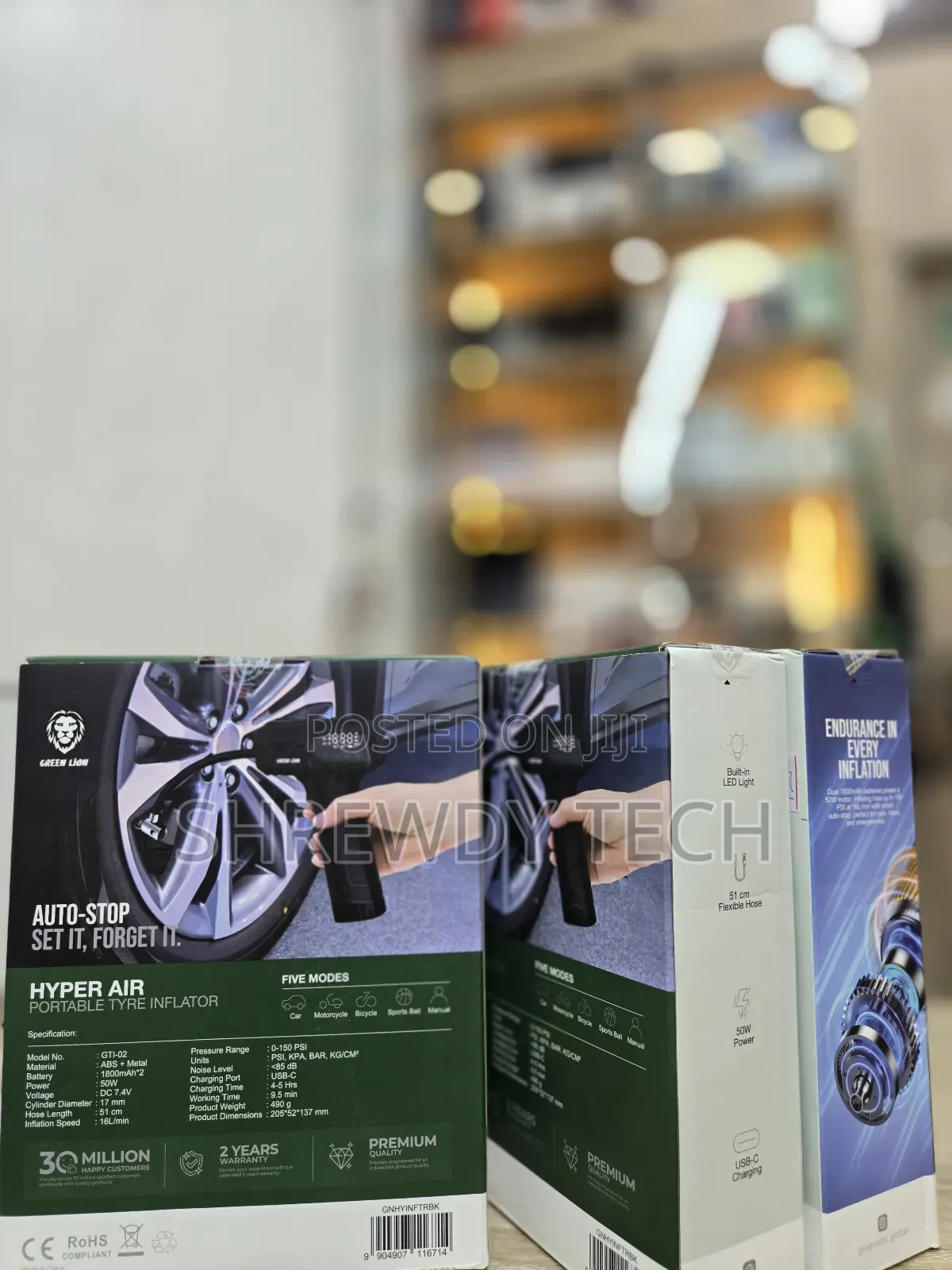 Green Lion Portable Tire Inflator