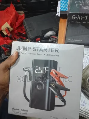 4-in-1 Portable Jumper Starter With Inflator