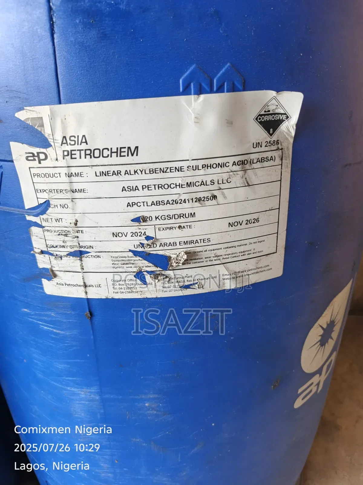 Sulphonic Acid - Labsa
