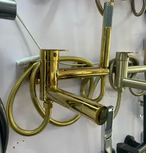 Executive Bath Mixer Shower Gold