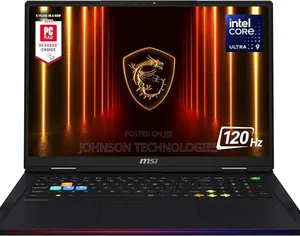 New Laptop MSI Raider 18 HX AI A2XW 32GB Intel Core i9 SSD 1T