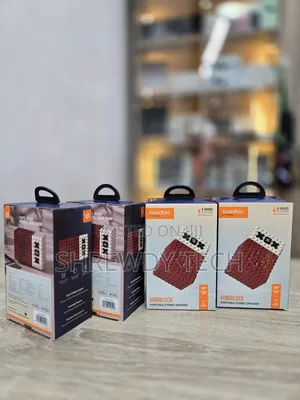 Porodo Mini Block Portable Stereo Speaker