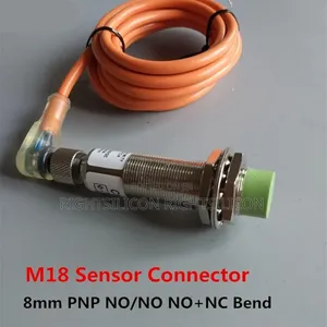 Usa M18 Inductive Proximity Sensor Switch With 2m Led Bend Con : Nc)