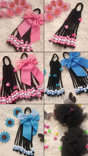 Kids Detachable Ponytail and Afro Bun