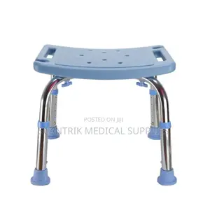 Medical Grade Adjustable Backless Shower Stool With Handles