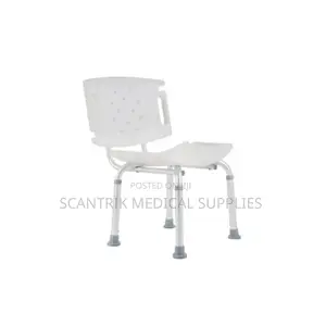 Durable Non-Slip Bath Stool Without Back Rest With Support Handles