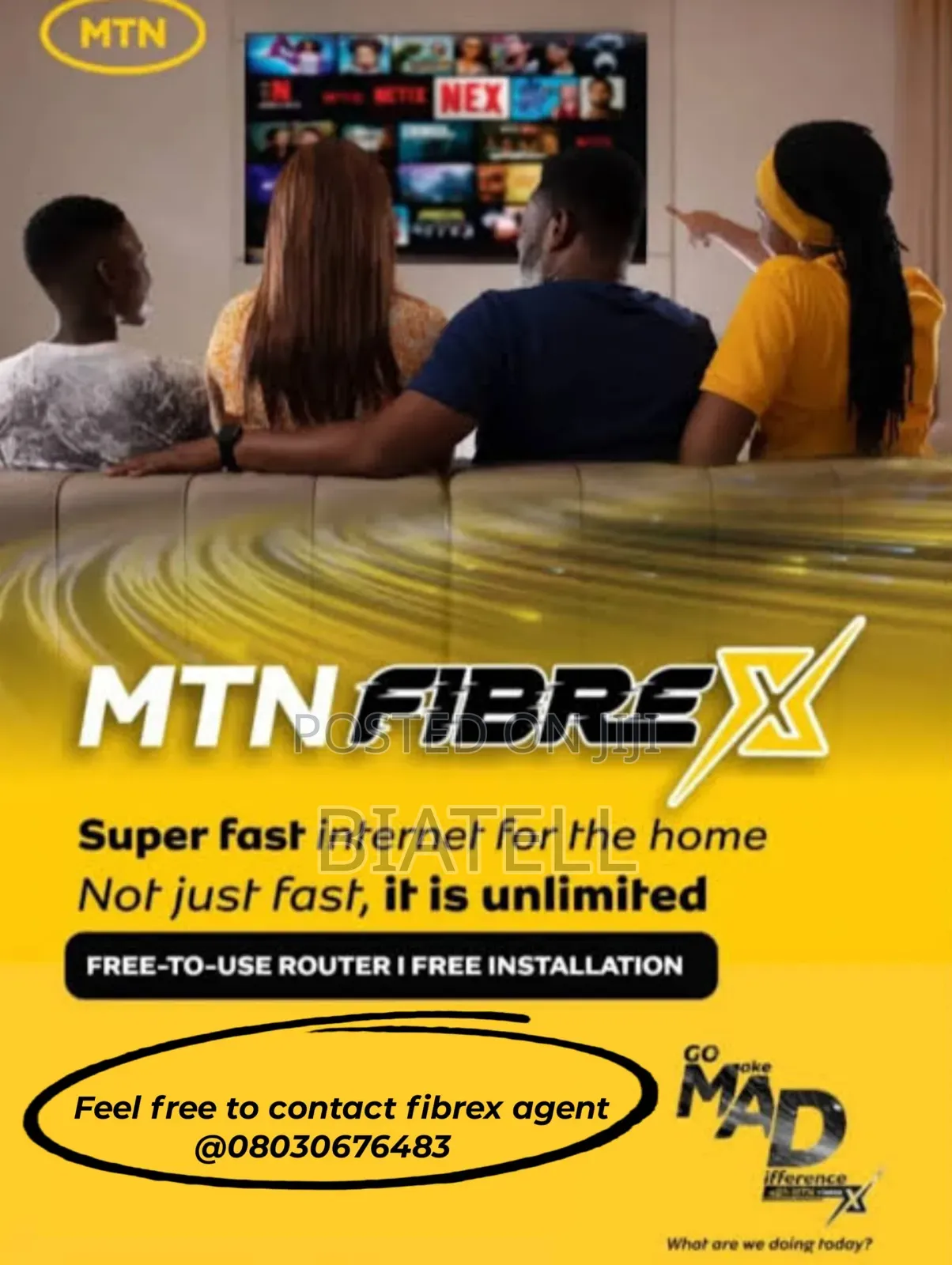 Unlimited Fiberx Internet