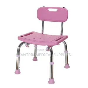 Premium Anti-Rust Shower Chair Without Back Rest With Handle