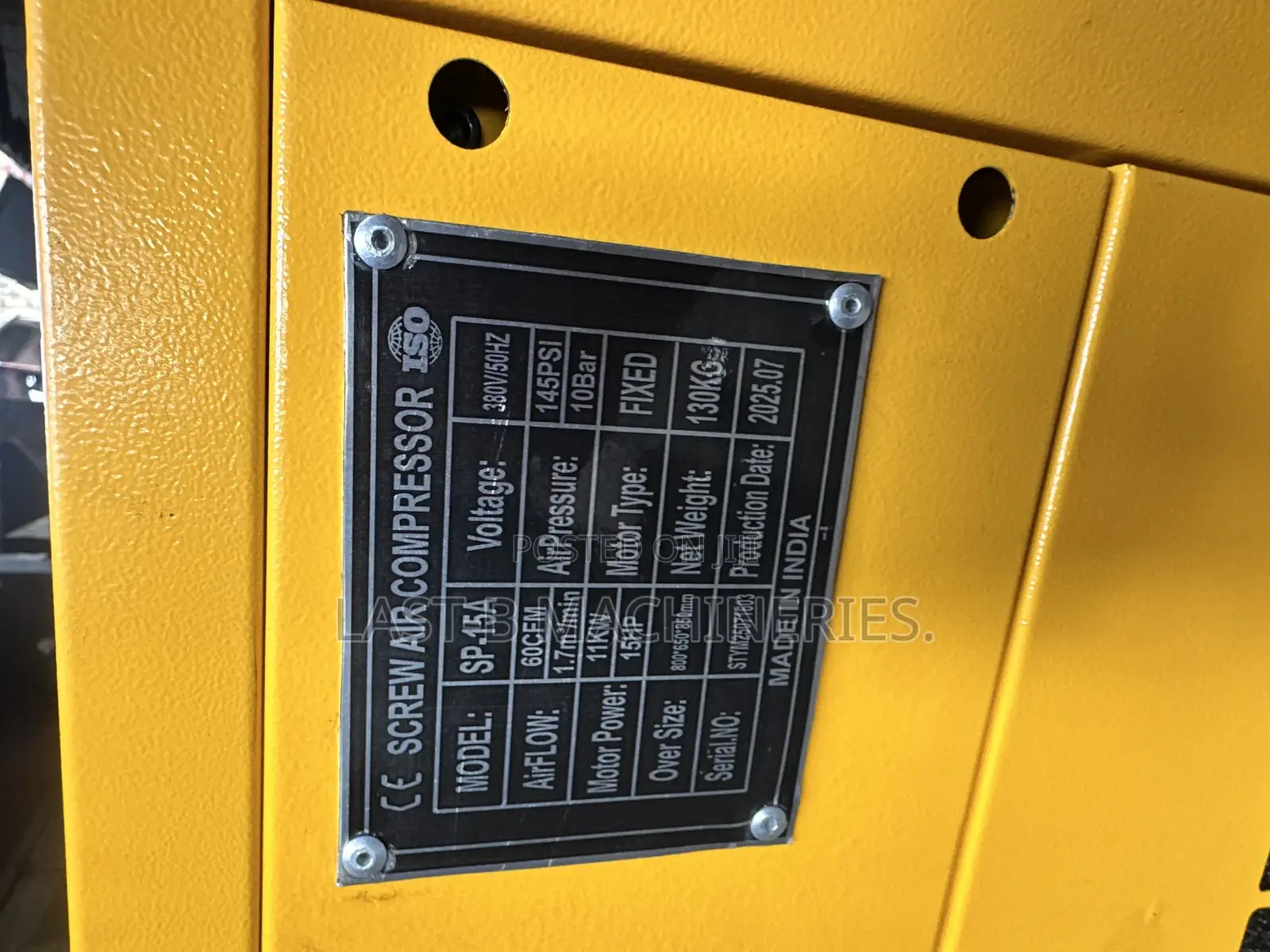 All in One Sollant Sp-15a 15hp Integrated Screw Air Compressor System