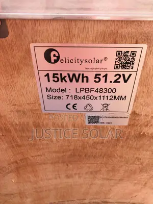 15kwh 51.2v Felicity Battery