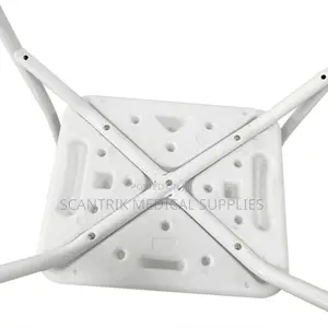 Portable Adjustable Shower Chair Without Back Rest With Handle