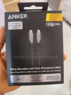 Anker Prime Usb-C Cable 240w 3ft (A88e2)
