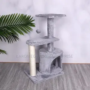Multi-Level Luxury Cat Tree – Scratching Post, Condo Hanging Toy Set
