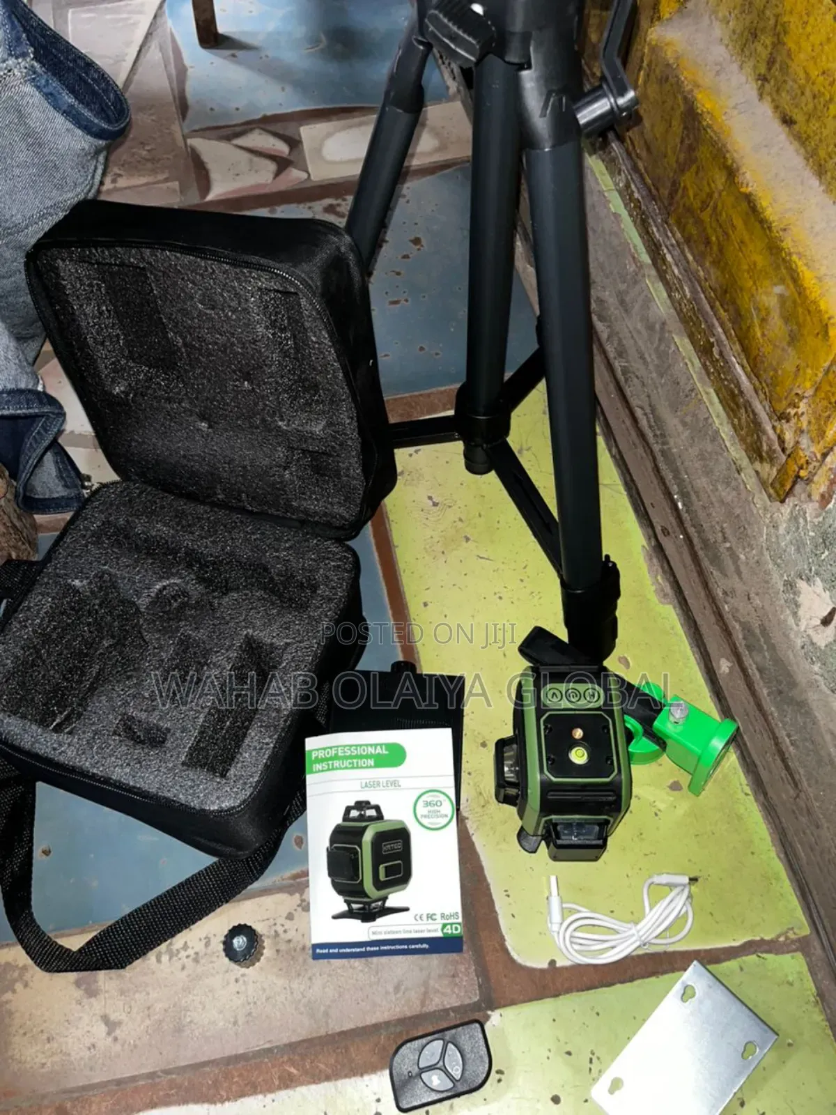 Krted 12-Line 3d Green Laser Level – Self-Leveling