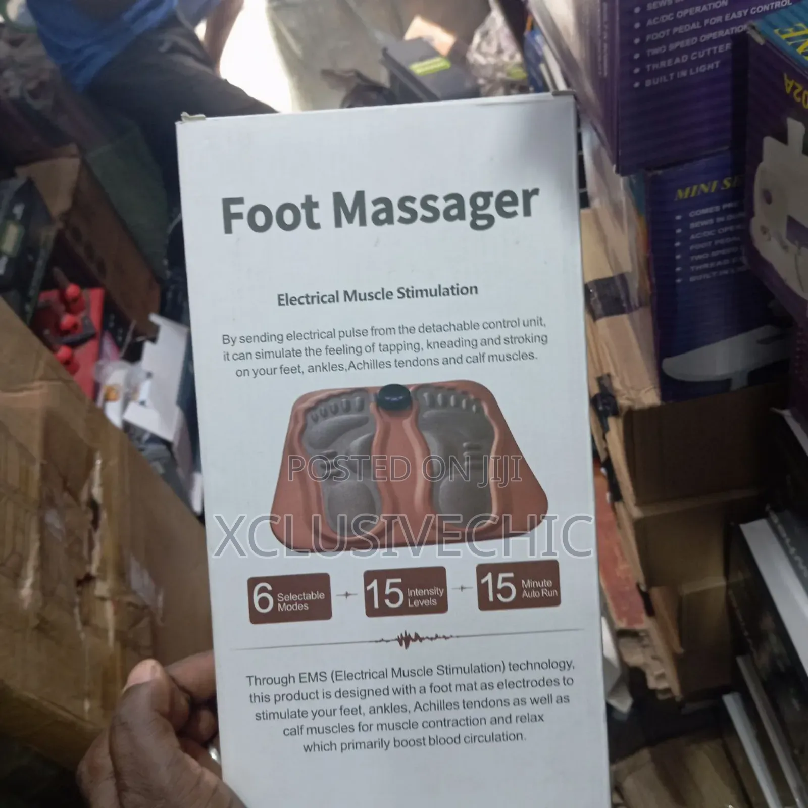 Electrical Muscle Stimulation (Ems) Foot Massager