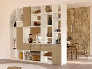Living Room / Bedroom Partition With Shelves