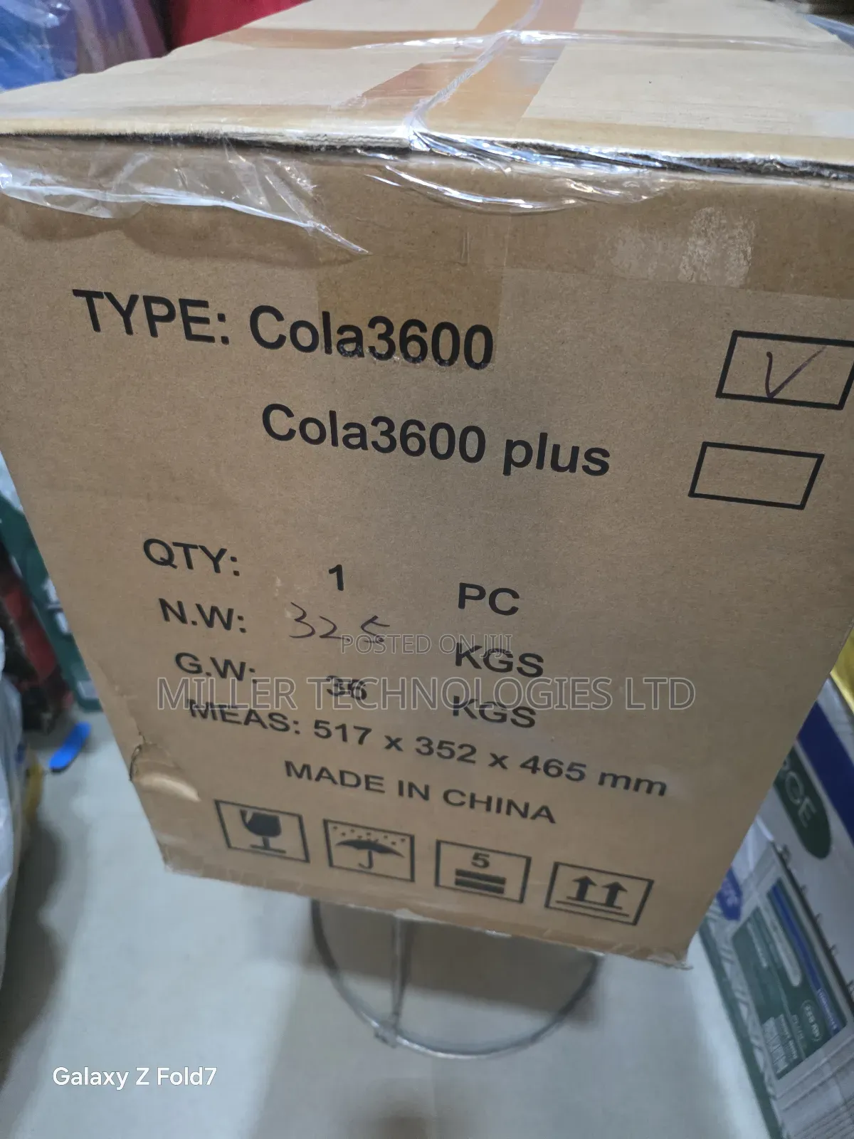 Cola Solar Generator Type : 3600