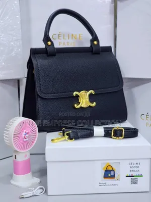 Luxury Ladies Hand Bag With Chargeable Fan