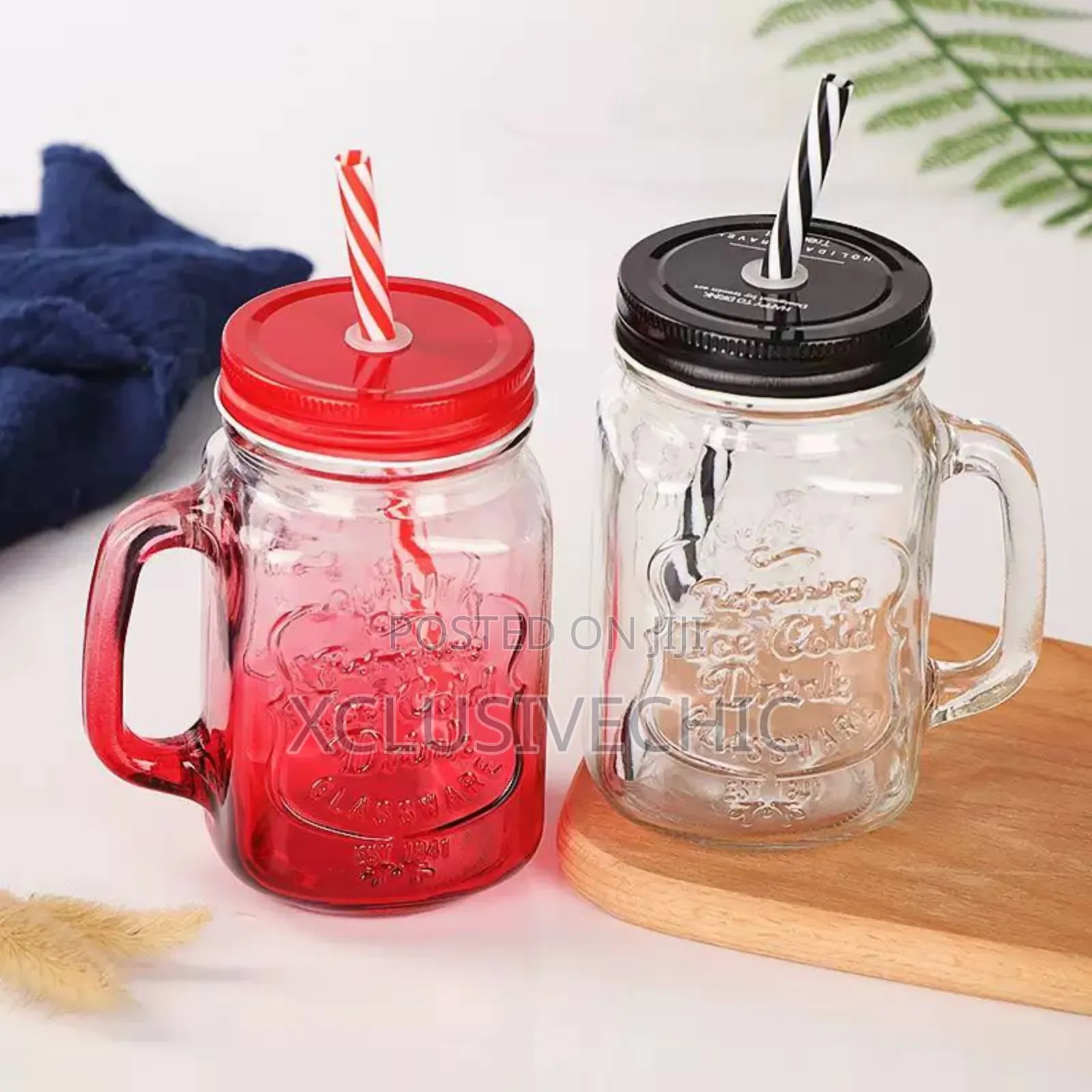 Mason Jar Drinking Glass