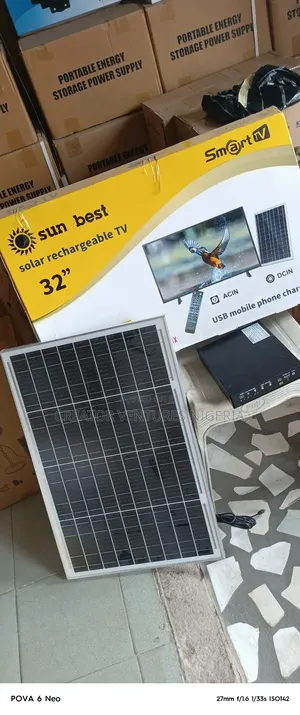 Sun Best Dc 32" Rechargeable Smart Android,You Tube,Netflix,Play Store