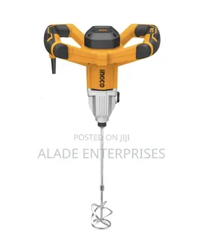 Ingco Electric Paint Mixer 1400w With Variable Speed & Led Light