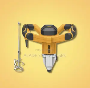 Ingco Electric Paint Mixer 1400w With Variable Speed & Led Light