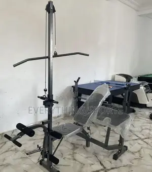 Weight Bench With Lat Pull