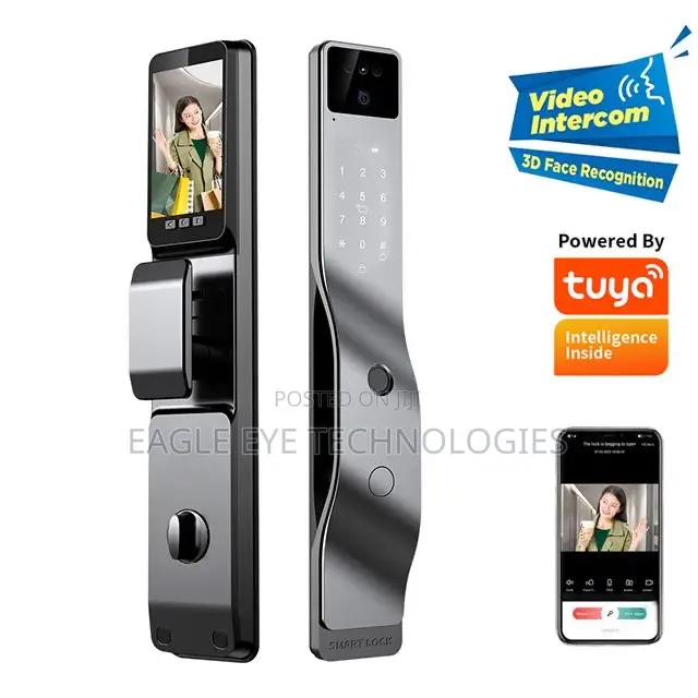 Tuya Fingerprint Face Smart Lock – Hands-Free Secure