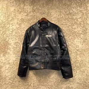 Vetements Polizei Leather Jacket