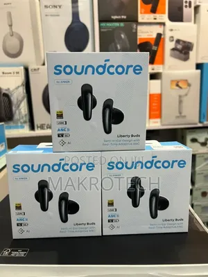 Soundcore Liberty Buds By Anker, Semi-in-ear Design, Removable Ear Fin