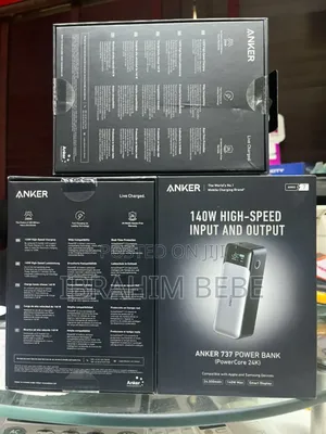 Anker 737 Power Bank (24000mah) 140w Series 7
