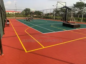 Basket Ball Court Floor Painting Design