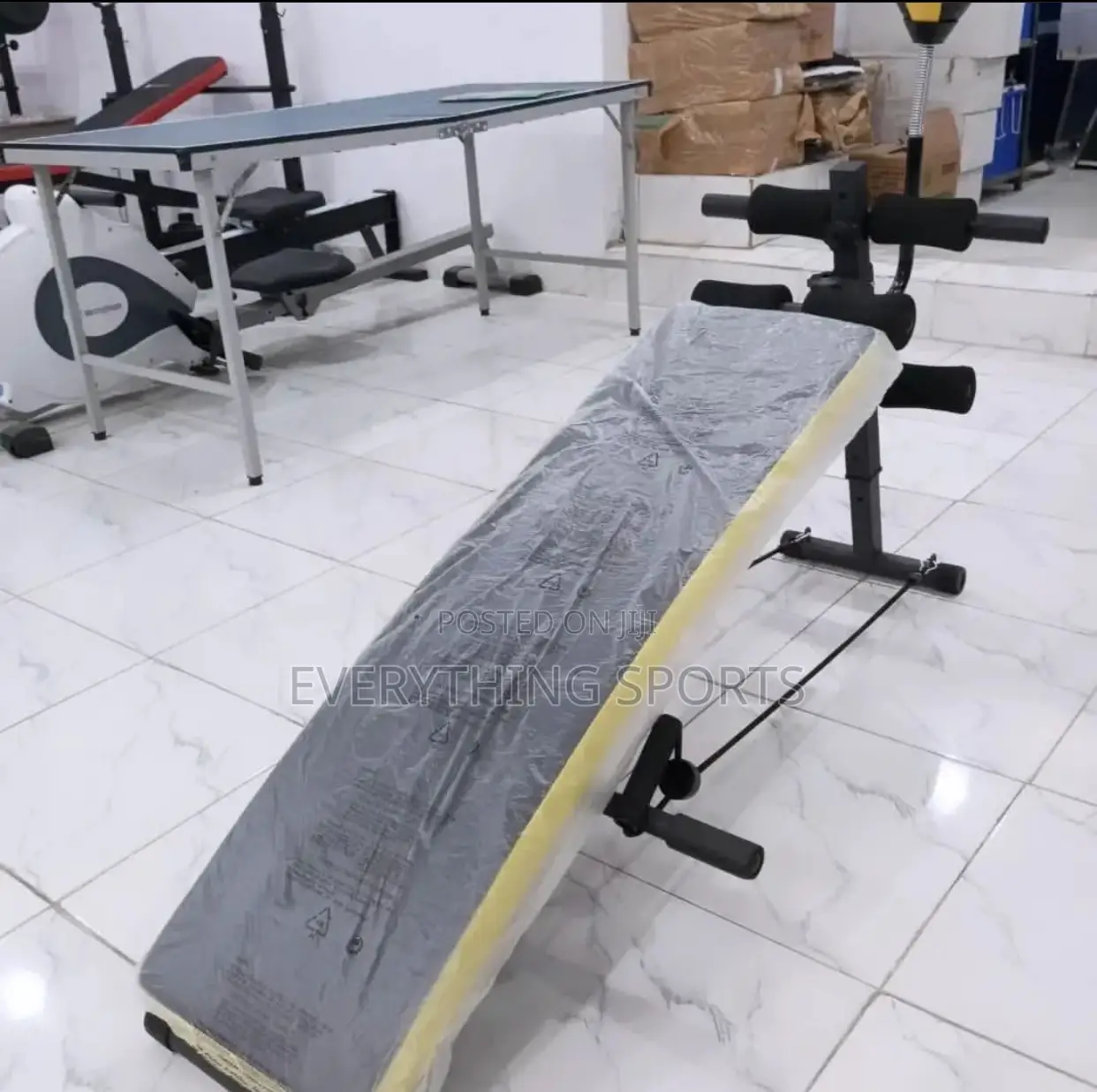 Sit-Up Bench With Punching Boxing Ball for sale - everything sports ...